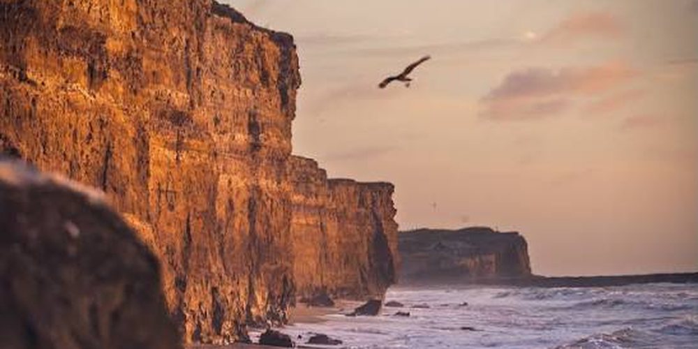Acantilados de Chapadmalal al atardecer